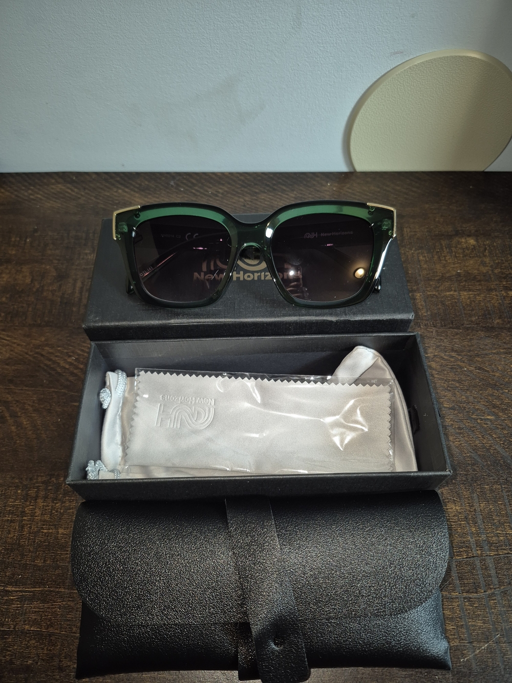 Green Square Sunglasses -